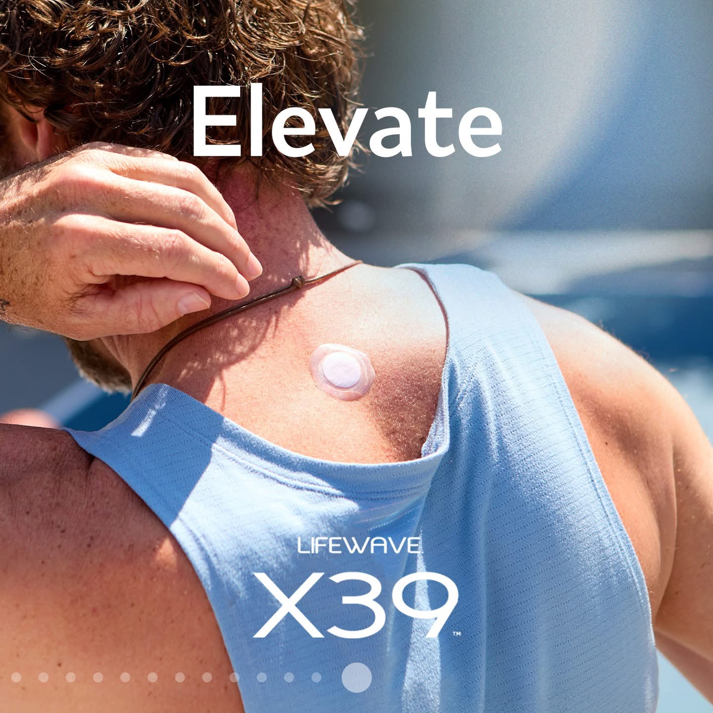 LifeWave X39 elevate patch lifestyle visual