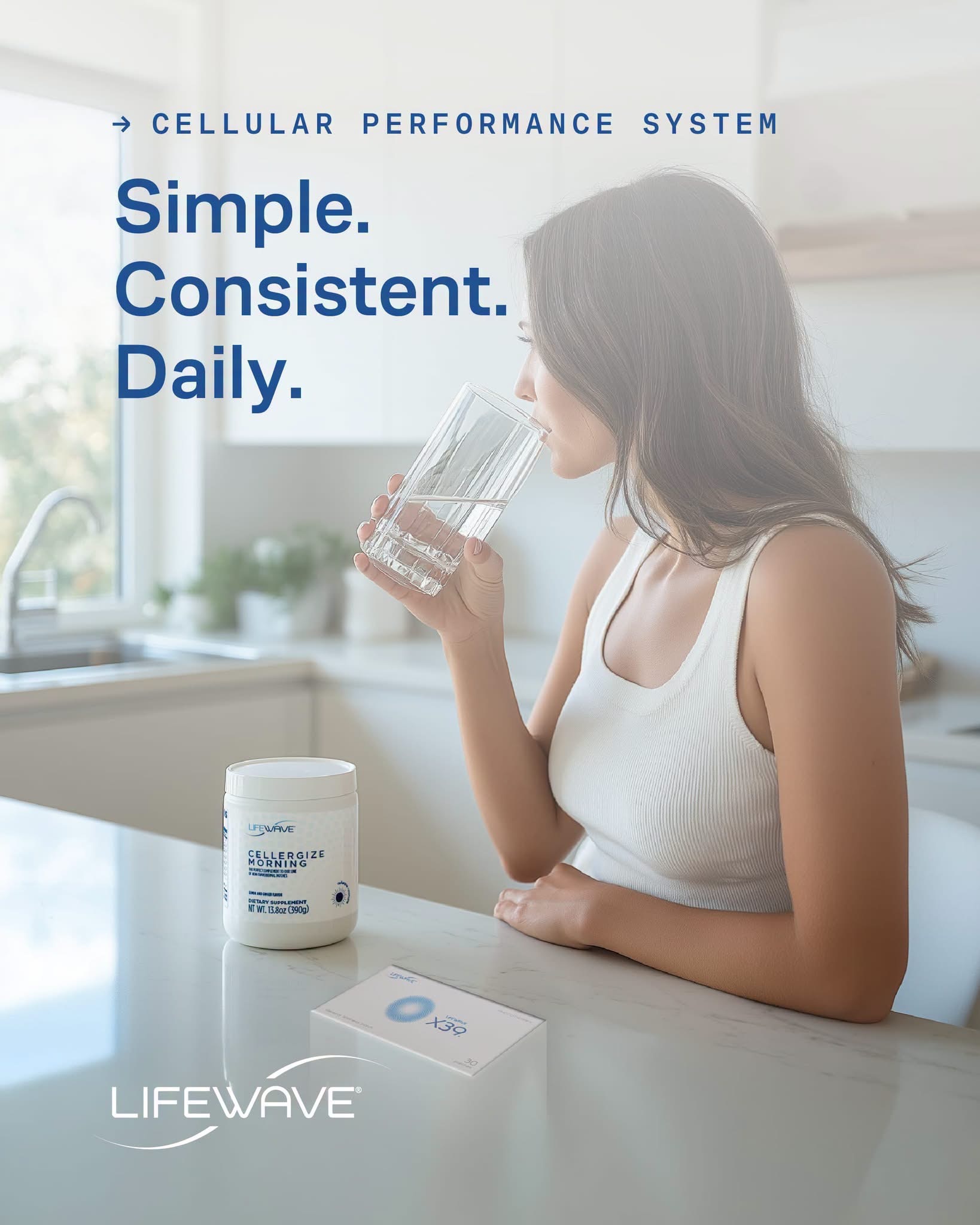 Simple consistent daily LifeWave visual